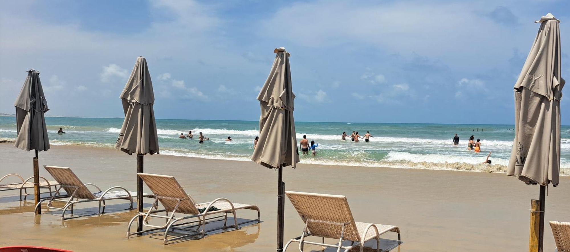 Apartamento Inteiro A 100 Metros Da Praia フォルタレザ エクステリア 写真